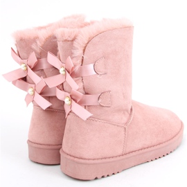 Bottes de neige pour femmes avec nœuds Tosse Pink rose 2