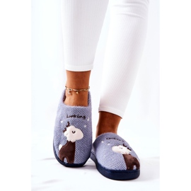 WJ1 Chaussons chauds renne Blue Jilly brun bleu 1