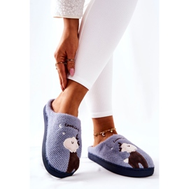 WJ1 Chaussons chauds renne Blue Jilly brun bleu 2 WJ1 Chaussons chauds renne Blue Jilly brun bleu 2