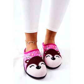 WJ1 Chaussons chauds Renne Rose Taffy 1