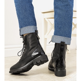 Bottes isolantes noires Gaspar le noir 1