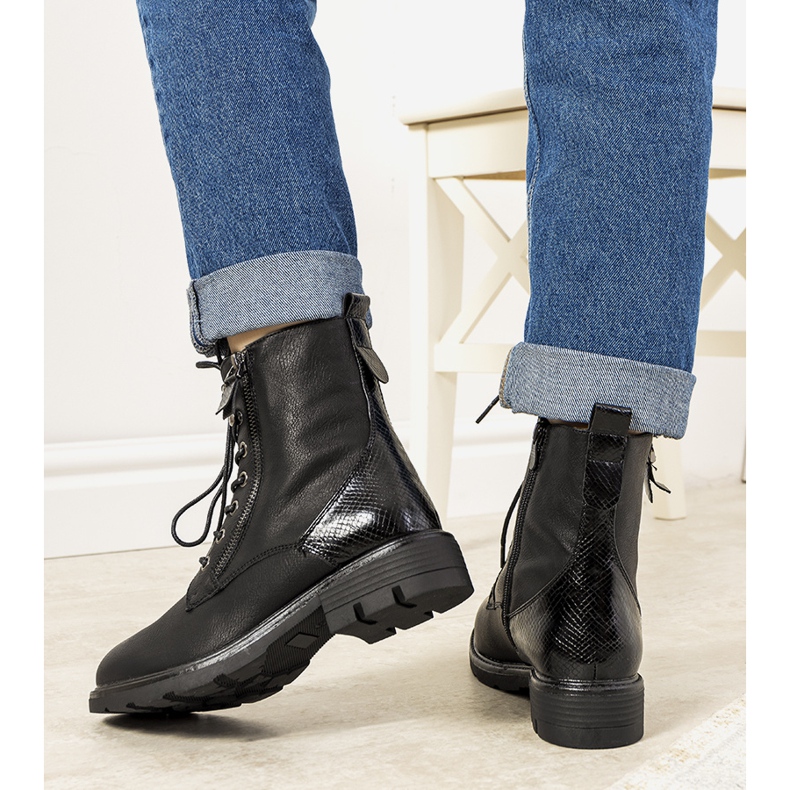 Bottes isolantes noires Gaspar le noir 1