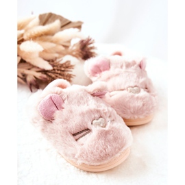 WJ1 Chaussons Enfant Chatons Avec Oreilles Rose Clair Tammy 2 WJ1 Chaussons Enfant Chatons Avec Oreilles Rose Clair Tammy 2