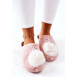 Chaussons chauds Swan Rose clair Rey 1 Chaussons chauds Swan Rose clair Rey 1