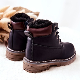 WT1 Bottes de Trappeurs Chaudes Enfant Bleu Marine Royals 1