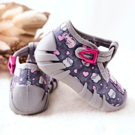 BEFADO S.A. Chaussures Chaussons Befado Kotki 110P326 Gris 1 BEFADO S.A. Chaussures Chaussons Befado Kotki 110P326 Gris 1