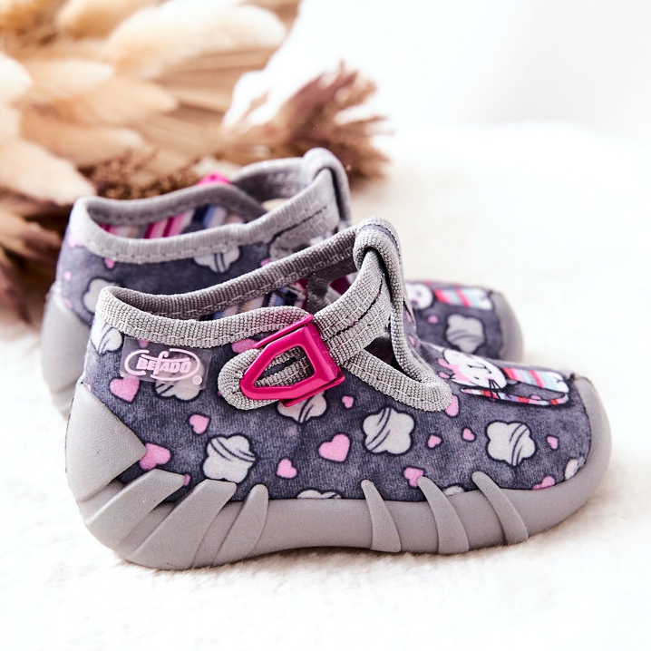 BEFADO S.A. Chaussures Chaussons Befado Kotki 110P326 Gris 2 BEFADO S.A. Chaussures Chaussons Befado Kotki 110P326 Gris 2