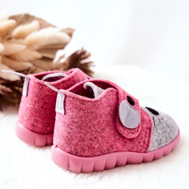 BEFADO S.A. Chaussons Befado Myszka 526P104 Rose-Gris 1