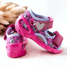 BEFADO S.A. Sandales Befado Avec Velcro 065X147 Rose 1