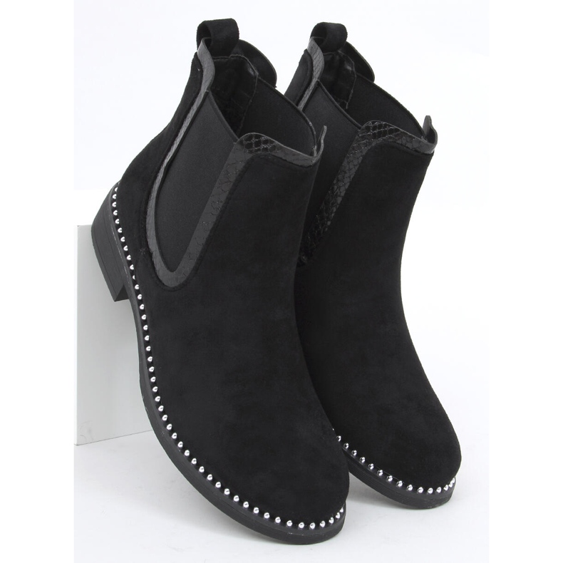 Bottines Chelsea femme Ines Noir 2