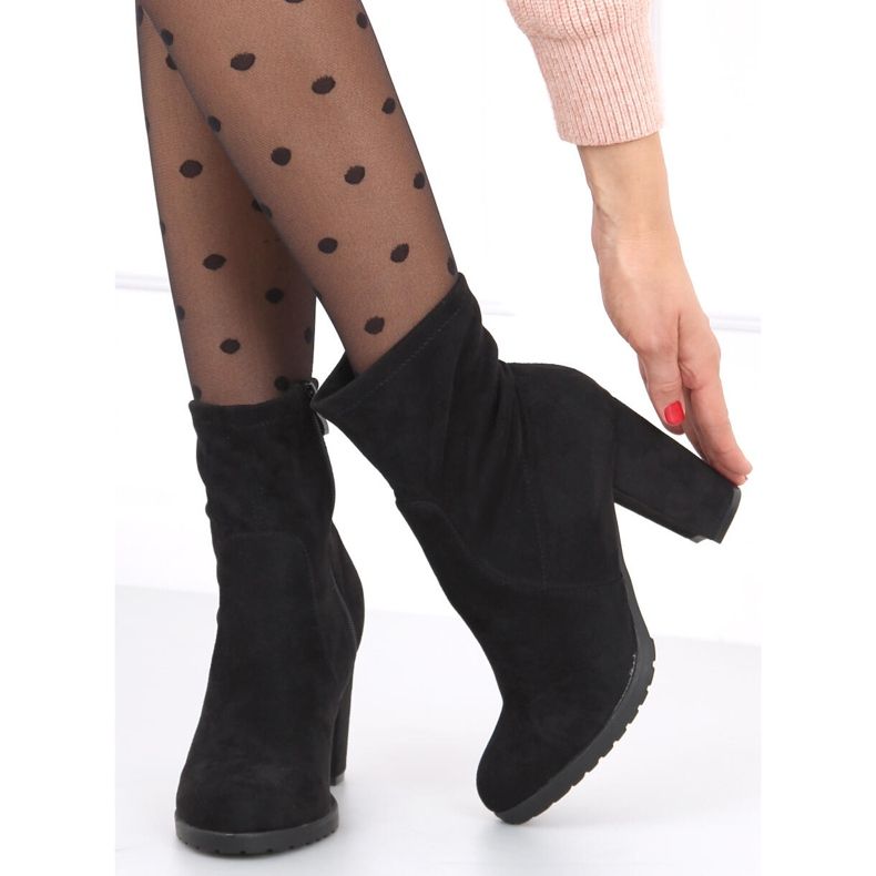 Bottes à talons hauts de Dani Black le noir 2