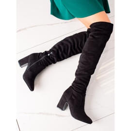 Super Me Bottines classiques à talons hauts noir 1