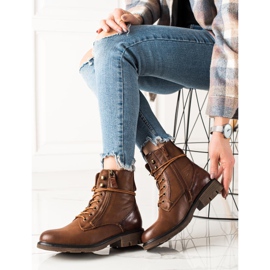Evento Bottines marron à lacets décontractées brun 2