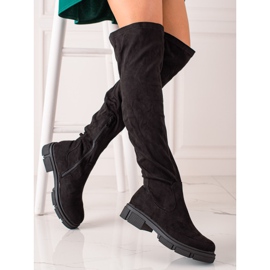 Laura Mode Bottes classiques le noir 3