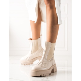 Seastar Bottines à enfiler beiges 1 Seastar Bottines à enfiler beiges 1