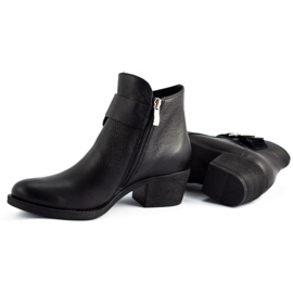 Olivier Bottes en cuir noir le noir 3