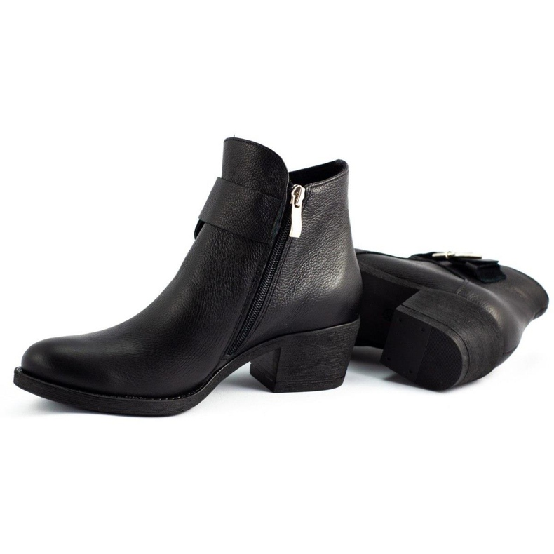 Olivier Bottes en cuir noir 3