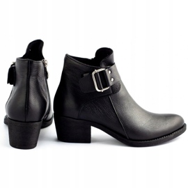 Olivier Bottes en cuir noir le noir 4