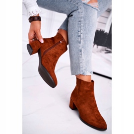 Bottes pour femmes Sergio Leone Camel BT528 brun 2