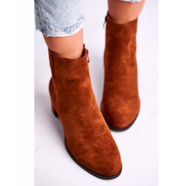 Bottes pour femmes Sergio Leone Camel BT528 brun 4