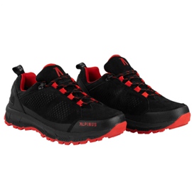 Chaussures de randonnée Alpinus Seville M JS43575 noir rouge 1