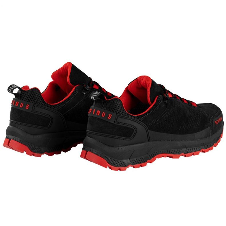 Chaussures de randonnée Alpinus Seville M JS43575 noir rouge 3