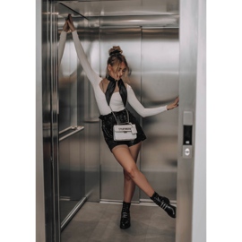 PE1 Bottes en cuir chaudes noires Lilinth le noir 2