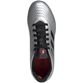 Chaussures de foot Adidas Predator 19.4 FxG Jr G25822 argent 2