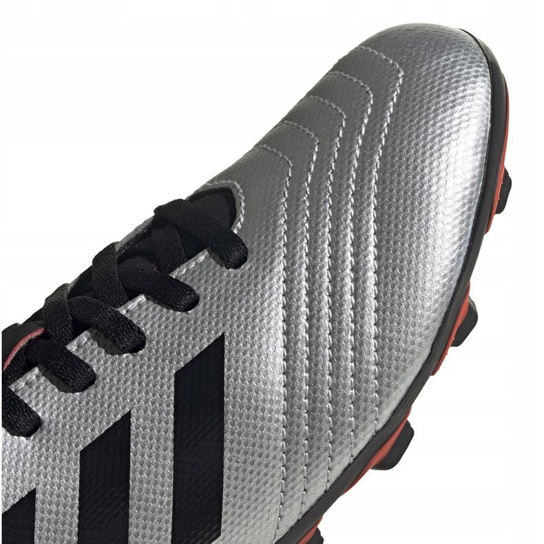 Chaussures de foot Adidas Predator 19.4 FxG Jr G25822 argent 3