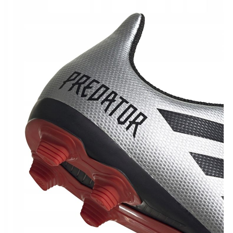 Chaussures de foot Adidas Predator 19.4 FxG Jr G25822 argent 4