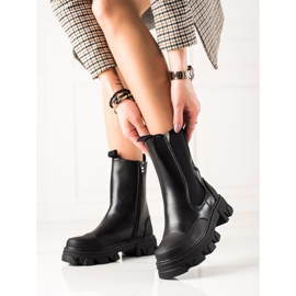 Seastar Bottes de mode de travail le noir 1