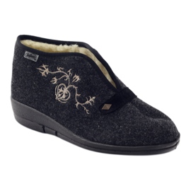 Dr.ORTO Befado chaussons femme avec fourrure de mouton 031d028 gris 2 Dr.ORTO Befado chaussons femme avec fourrure de mouton 031d028 gris 2