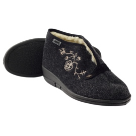 Dr.ORTO Befado chaussons femme avec fourrure de mouton 031d028 gris 4 Dr.ORTO Befado chaussons femme avec fourrure de mouton 031d028 gris 4
