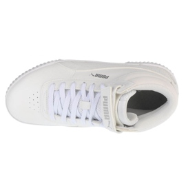 Chaussures Puma Carina Mid Jr 374440-01 blanc 2