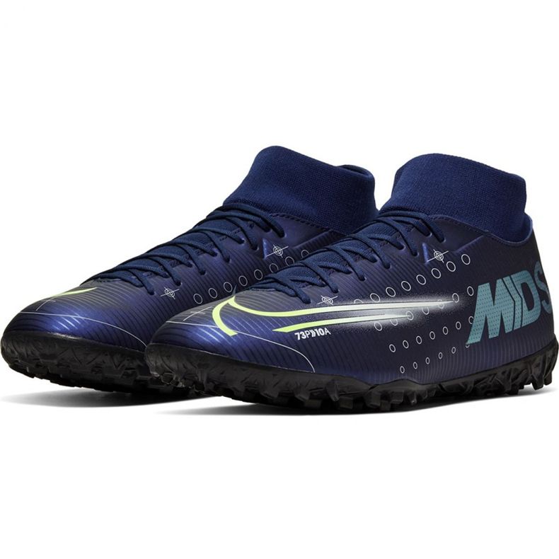 Chaussure de football Nike Mercurial Superfly 7 Academy Mds Tf M BQ5435 401 bleu marin 3