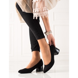 M.Daszyński Escarpins noirs à talons bas 2