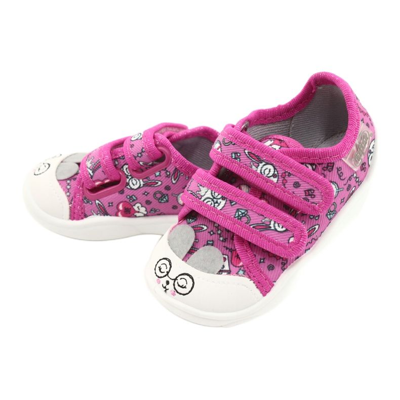 Chaussures enfant Befado 907P126 rose multicolore 5
