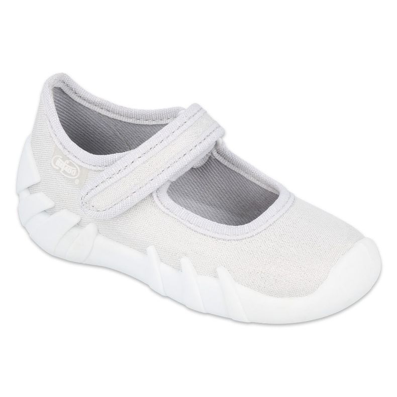 Chaussures de vitesse argentées pour enfants Befado 109P222 blanc 1