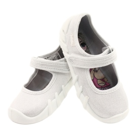 Chaussures de vitesse argentées pour enfants Befado 109P222 blanc 5