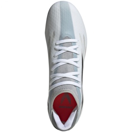 Chaussures de foot Adidas X Speedflow.3 Mg M FY3270 bleu, blanc, gris / argent blanche 1