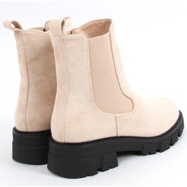 Bottines Chelsea en daim beige Hege 4