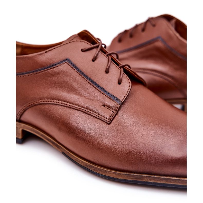 Bednarek Polish Shoes Chaussures en cuir élégantes Bednarek 684 Marron brun 1