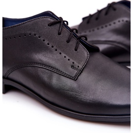 Bednarek Polish Shoes Chaussures en cuir élégantes Bednarek 724 Noir 1