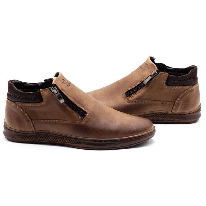 Polbut Bottes d'hiver homme K29 marron brun 4