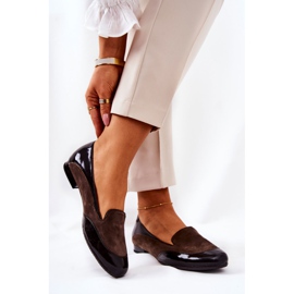 BM Ballerines Monnari en cuir 0920-017 Marron brun 2