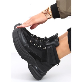 Baskets montantes Diana Black le noir 1 Baskets montantes Diana Black le noir 1