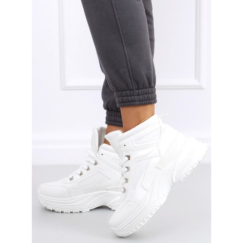 Baskets montantes Diana White blanc 1