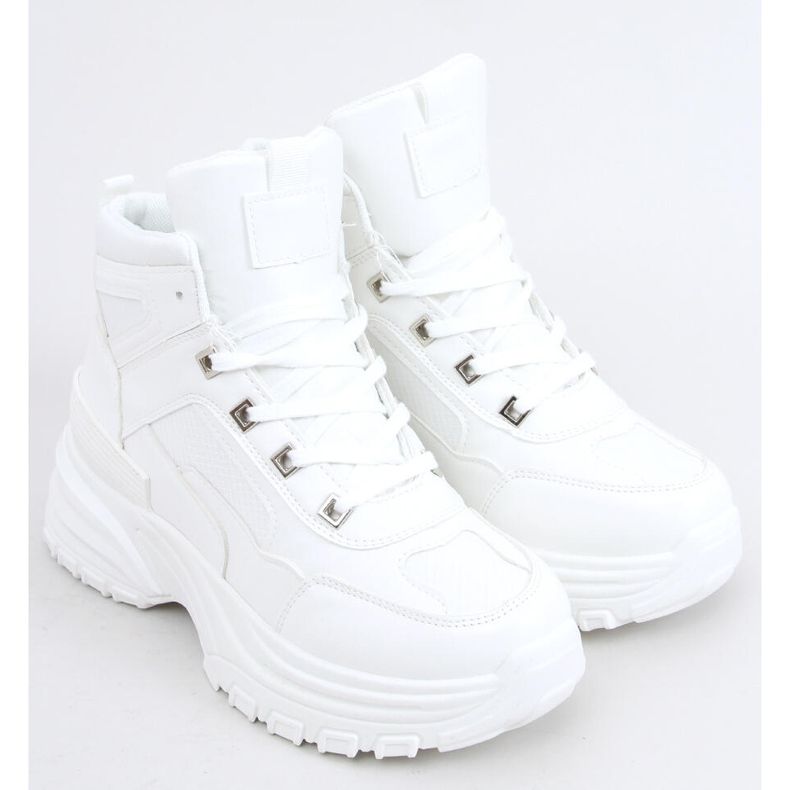 Baskets montantes Diana White blanc 2