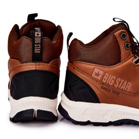 Chaussures de sport hautes Big Star II174179 Marron brun le noir 3