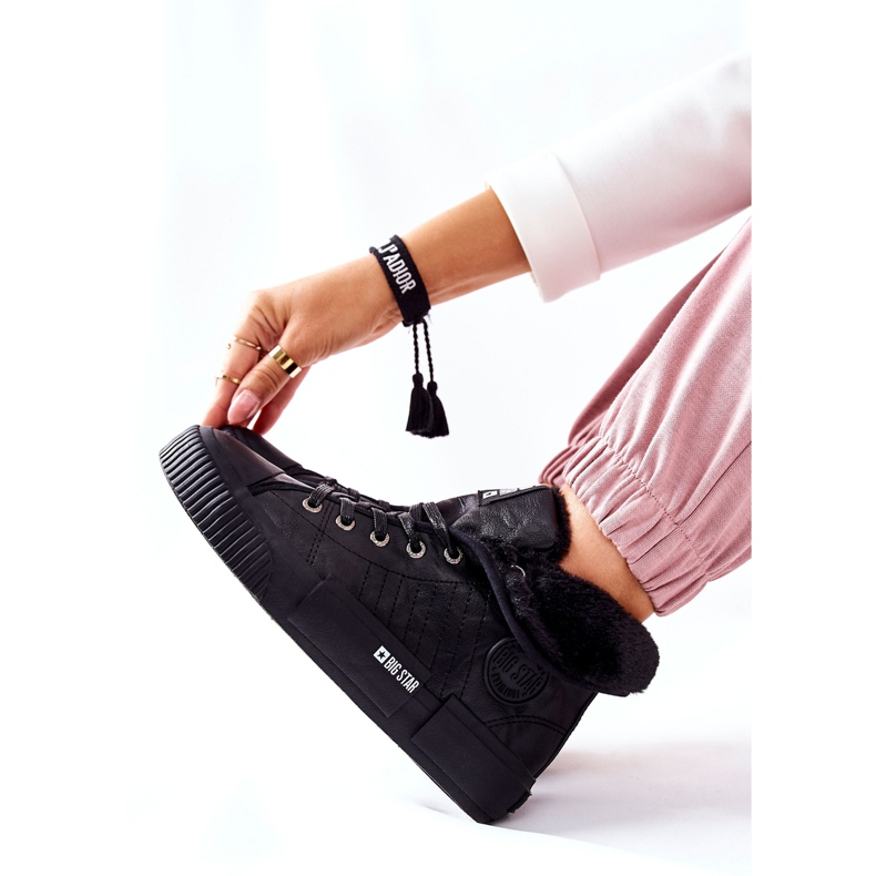 Baskets Femme Big Star II274155 Noir isolé 2